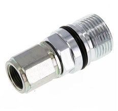 Acier Coupleur hydraulique DN 10 Manchon G 3/8 pouce filetage femelle ISO 14541 D M28 x 2