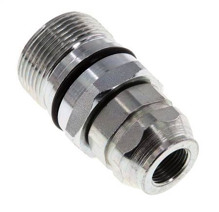 Acier DN 12.5 Coupleur hydraulique Manchon G 3/8 pouce filetage femelle ISO 14541 D M36 x 2