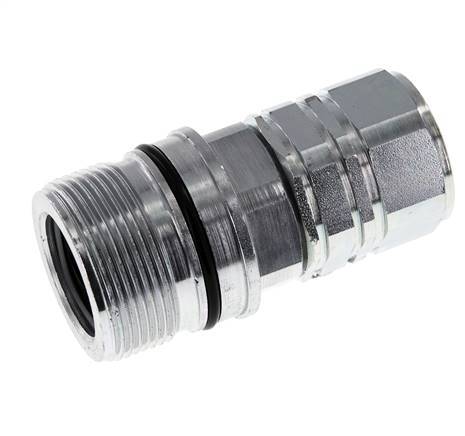 Acier Coupleur hydraulique DN 20 Embout G 3/4 pouce filetage femelle ISO 14541 D M42 x 2