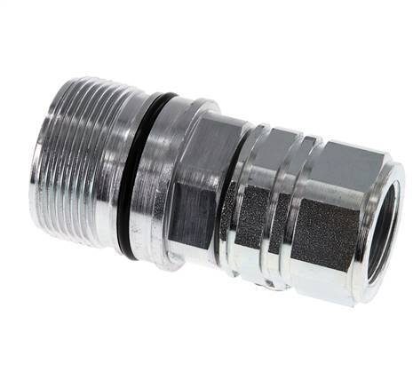 Acier Coupleur hydraulique DN 20 Embout G 3/4 pouce filetage femelle ISO 14541 D M42 x 2