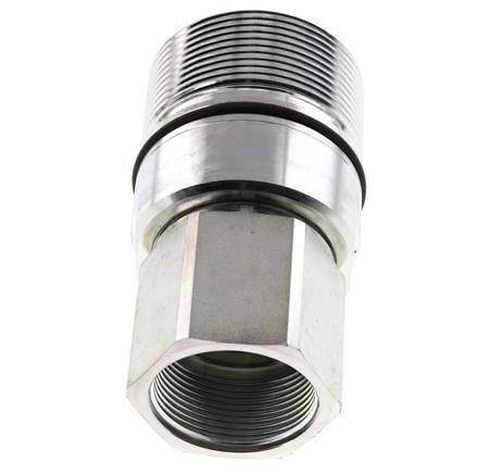 Acier DN 31.5 Coupleur hydraulique Douille G 1 1/2 pouce Filetage femelle D M70 x 3