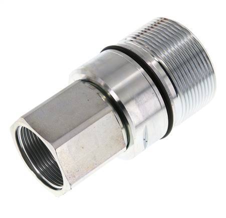 Acier DN 31.5 Coupleur hydraulique Douille G 1 1/2 pouce Filetage femelle D M70 x 3