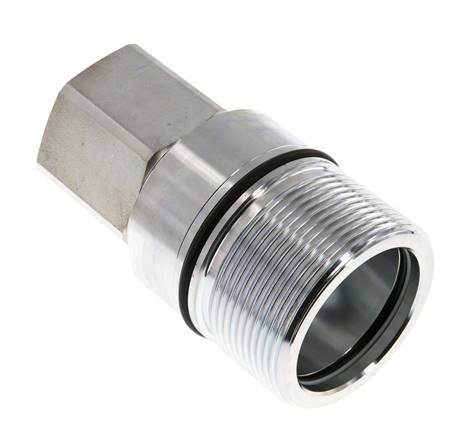 Acier DN 31.5 Coupleur hydraulique Douille G 1 1/2 pouce Filetage femelle D M70 x 3