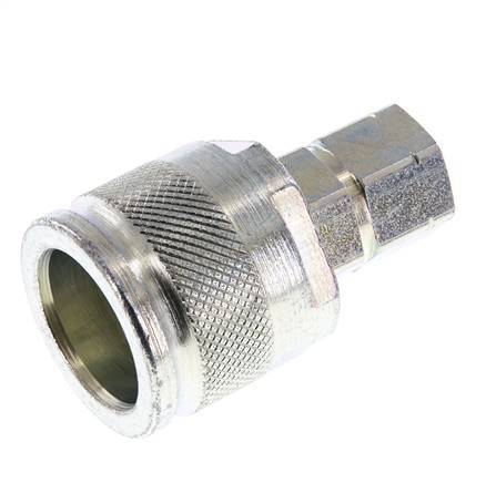 Acier DN 6.3 Coupleur hydraulique Bouchon G Filetage femelle 1/4 pouce ISO 14541 D M24 x 2