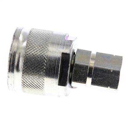 Acier DN 6.3 Coupleur hydraulique Bouchon G Filetage femelle 1/4 pouce ISO 14541 D M24 x 2