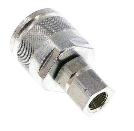 Acier DN 6.3 Coupleur hydraulique Bouchon G Filetage femelle 1/4 pouce ISO 14541 D M24 x 2