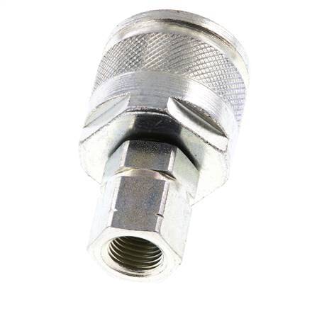 Acier DN 6.3 Coupleur hydraulique Bouchon G Filetage femelle 1/4 pouce ISO 14541 D M24 x 2