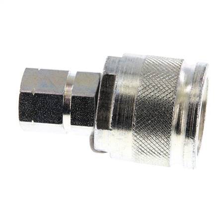 Acier DN 6.3 Coupleur hydraulique Bouchon G Filetage femelle 1/4 pouce ISO 14541 D M24 x 2