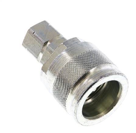 Acier DN 6.3 Coupleur hydraulique Bouchon G Filetage femelle 1/4 pouce ISO 14541 D M24 x 2
