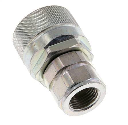 Acier DN 12.5 Coupleur hydraulique Bouchon G 1/2 pouce Filetage femelle ISO 14541 D M36 x 2