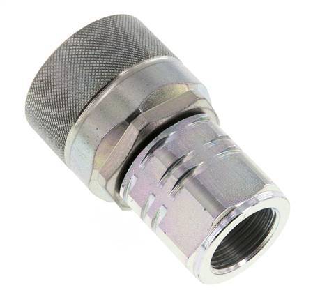 Acier DN 20 Coupleur hydraulique Bouchon G 3/4 pouce filetage femelle ISO 14541 D M42 x 2