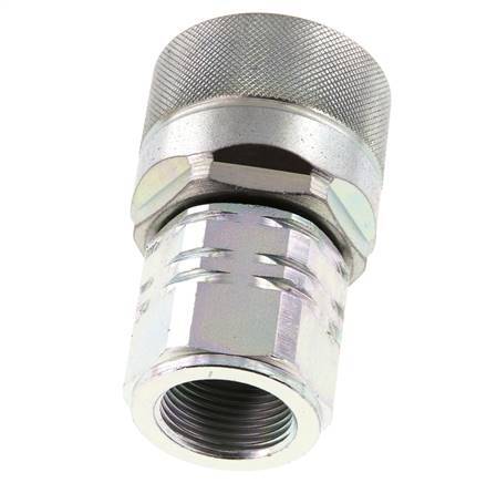 Acier DN 20 Coupleur hydraulique Bouchon G 3/4 pouce filetage femelle ISO 14541 D M42 x 2