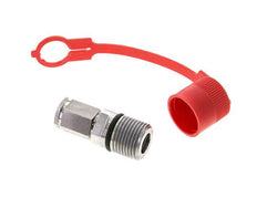 Coupleur hydraulique DN 6.3 en acier inoxydable Embout G 1/4 pouce filetage femelle ISO 14541 D M24 x 2
