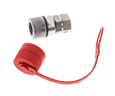 Coupleur hydraulique DN 12.5 en acier inoxydable Embout G 1/2 pouce filetage femelle ISO 14541 D M36 x 2