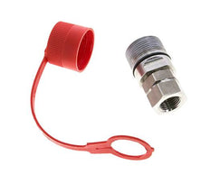 Coupleur hydraulique DN 12.5 en acier inoxydable Embout G 1/2 pouce filetage femelle ISO 14541 D M36 x 2