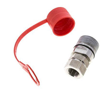 Coupleur hydraulique DN 12.5 en acier inoxydable Embout G 1/2 pouce filetage femelle ISO 14541 D M36 x 2