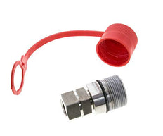 Coupleur hydraulique DN 12.5 en acier inoxydable Embout G 1/2 pouce filetage femelle ISO 14541 D M36 x 2