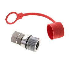 Coupleur hydraulique DN 12.5 en acier inoxydable Embout G 1/2 pouce filetage femelle ISO 14541 D M36 x 2
