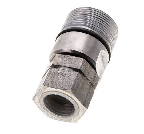 Coupleur hydraulique DN 20 en acier inoxydable Embout G 3/4 pouce filetage femelle ISO 14541 D M42 x 2