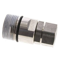 Coupleur hydraulique DN 25 en acier inoxydable Filetage femelle G 1 pouce D M48 x 3