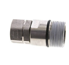 Coupleur hydraulique DN 25 en acier inoxydable Filetage femelle G 1 pouce D M48 x 3