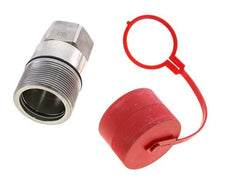 Coupleur hydraulique DN 31.5 en acier inoxydable Douille G 1 1/2 pouce filetage femelle D M70 x 3