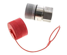 Coupleur hydraulique DN 31.5 en acier inoxydable Douille G 1 1/2 pouce filetage femelle D M70 x 3
