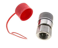Coupleur hydraulique DN 31.5 en acier inoxydable Douille G 1 1/2 pouce filetage femelle D M70 x 3
