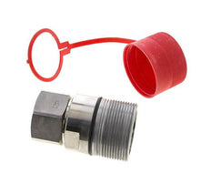 Coupleur hydraulique DN 31.5 en acier inoxydable Douille G 1 1/2 pouce filetage femelle D M70 x 3
