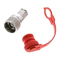 Acier inoxydable DN 6.3 Coupleur hydraulique Bouchon G Filet femelle 1/4 pouce ISO 14541 D M24 x 2