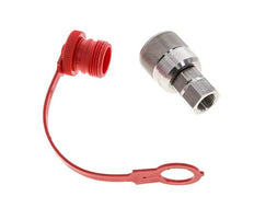 Coupleur hydraulique DN 10 en acier inoxydable Bouchon G 3/8 pouce filetage femelle ISO 14541 D M28 x 2