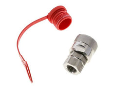 Coupleur hydraulique en acier inoxydable DN 12.5 Bouchon G 1/2 pouce filetage femelle ISO 14541 D M36 x 2