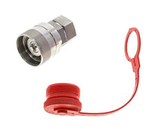 Acier inoxydable DN 20 Hydraulic Coupling Plug G 3/4 inch Female Threads ISO 14541 D M42 x 2