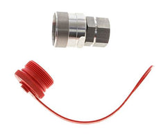 Acier inoxydable DN 20 Hydraulic Coupling Plug G 3/4 inch Female Threads ISO 14541 D M42 x 2
