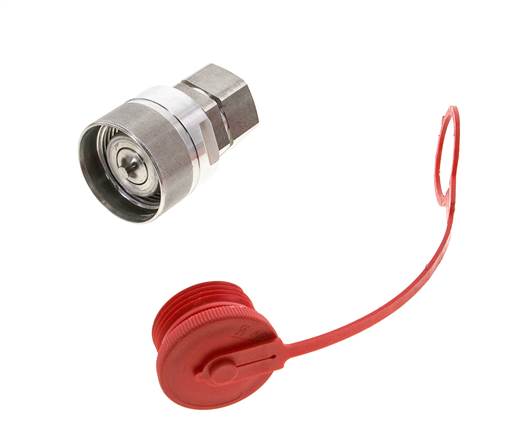 Acier inoxydable DN 25 Coupleur hydraulique Bouchon G 1 pouce filetage femelle D M48 x 3