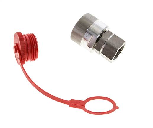 Acier inoxydable DN 25 Coupleur hydraulique Bouchon G 1 pouce filetage femelle D M48 x 3