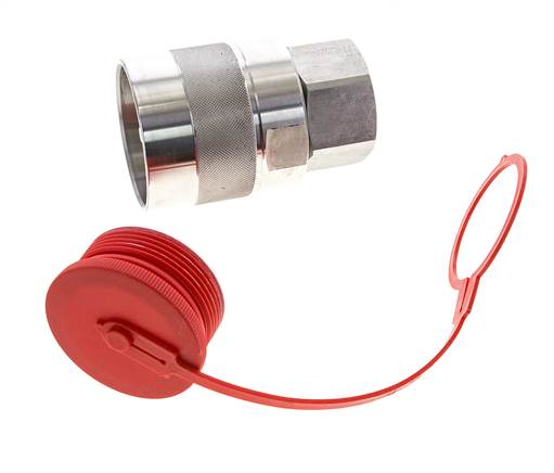 Acier inoxydable DN 31.5 Coupleur hydraulique Bouchon G 1 1/2 pouce Filetage femelle D M70 x 3