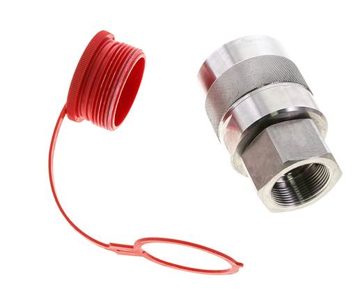 Acier inoxydable DN 31.5 Coupleur hydraulique Bouchon G 1 1/2 pouce Filetage femelle D M70 x 3