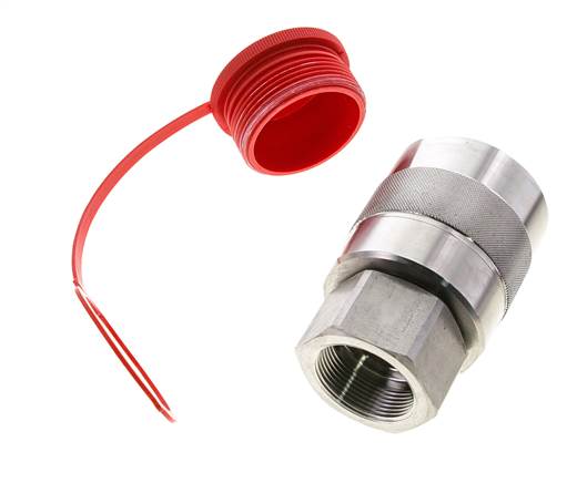 Acier inoxydable DN 31.5 Coupleur hydraulique Bouchon G 1 1/2 pouce Filetage femelle D M70 x 3