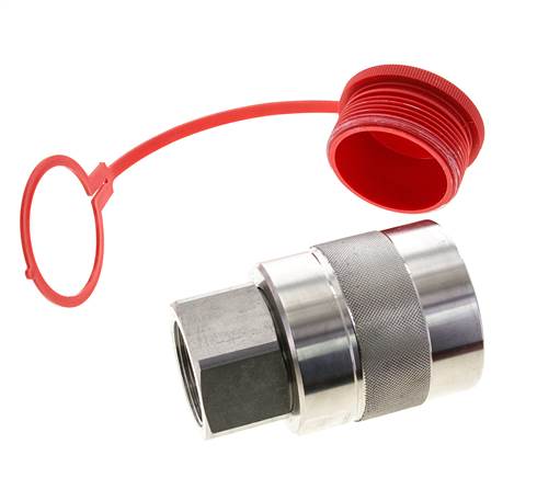 Acier inoxydable DN 31.5 Coupleur hydraulique Bouchon G 1 1/2 pouce Filetage femelle D M70 x 3