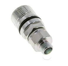 Acier DN 10 Coupleur hydraulique Manchon 8 mm L Anneau de compression ISO 14541/8434-1 D M28 x 2