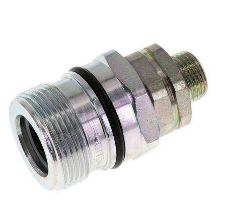 Acier DN 12.5 Coupleur hydraulique Douille 12 mm L Anneau de compression ISO 14541/8434-1 D M36 x 2