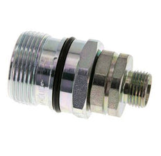 Steel DN 12.5 Hydraulic Coupling Socket 12 mm L Compression Ring ISO 14541/8434-1 D M36 x 2