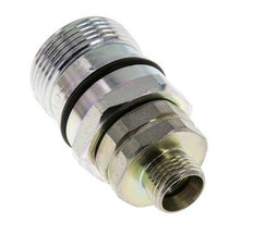 Steel DN 12.5 Hydraulic Coupling Socket 12 mm L Compression Ring ISO 14541/8434-1 D M36 x 2