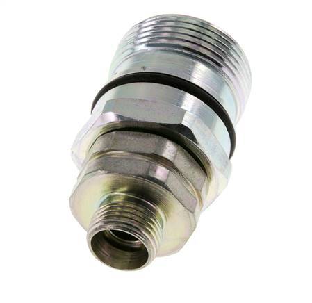 Acier DN 12.5 Coupleur hydraulique Douille 12 mm L Anneau de compression ISO 14541/8434-1 D M36 x 2