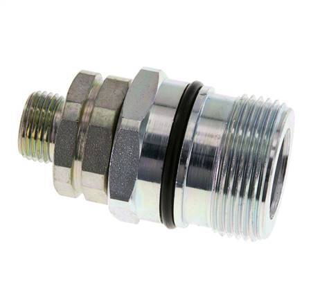 Acier DN 12.5 Coupleur hydraulique Douille 12 mm L Anneau de compression ISO 14541/8434-1 D M36 x 2