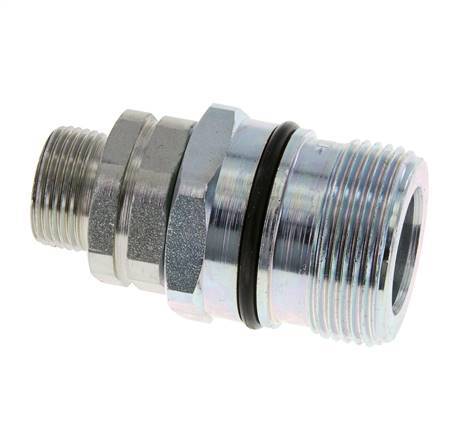 Acier DN 12.5 Coupleur hydraulique Manchon 15 mm L Anneau de compression ISO 14541/8434-1 D M36 x 2