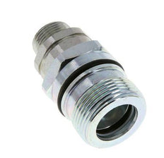 Acier DN 12.5 Coupleur hydraulique Manchon 15 mm L Anneau de compression ISO 14541/8434-1 D M36 x 2