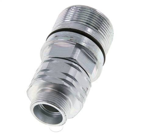 Acier DN 20 Coupleur hydraulique Manchon 18 mm L Anneau de compression ISO 14541/8434-1 D M42 x 2