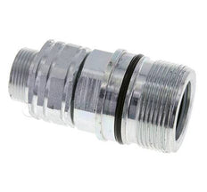 Acier DN 20 Coupleur hydraulique Manchon 18 mm L Anneau de compression ISO 14541/8434-1 D M42 x 2